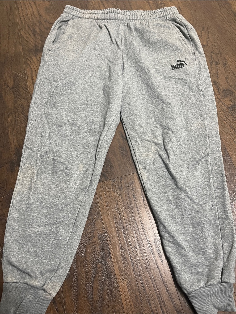 Puma Grey Heather Kids Jogger Sweatpants